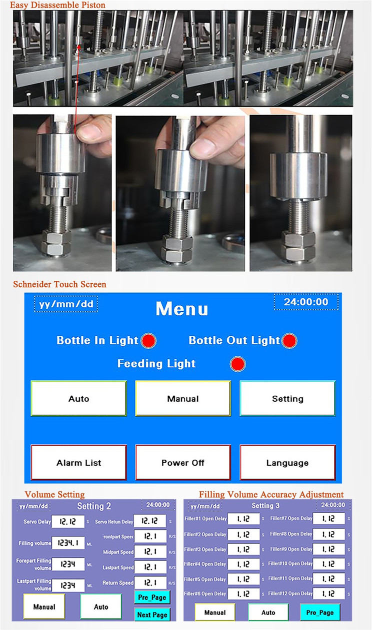 Mesin Pengisian Botol Motor Servo Otomatis 6