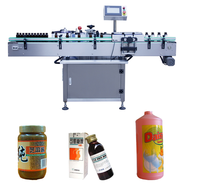 Labeler Bungkus Botol Bulat Otomatis