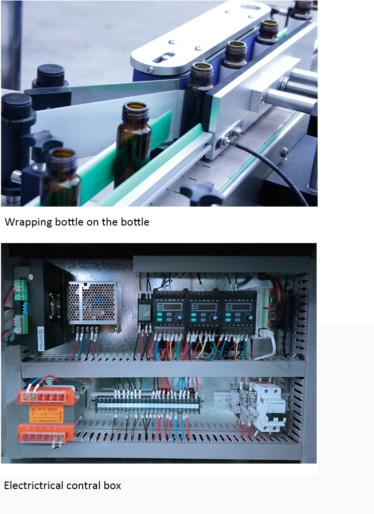 Labeler Bungkus Botol Bulat Otomatis