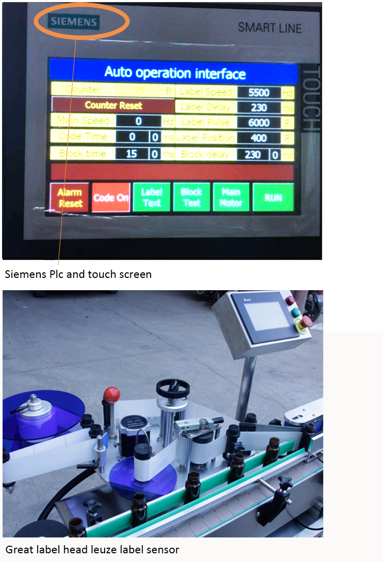 Labeler Bungkus Botol Bulat Otomatis