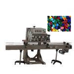 Mesin mengisi botol bulat 500ml dengan penyegelan tutup dan roda bintang berjalan