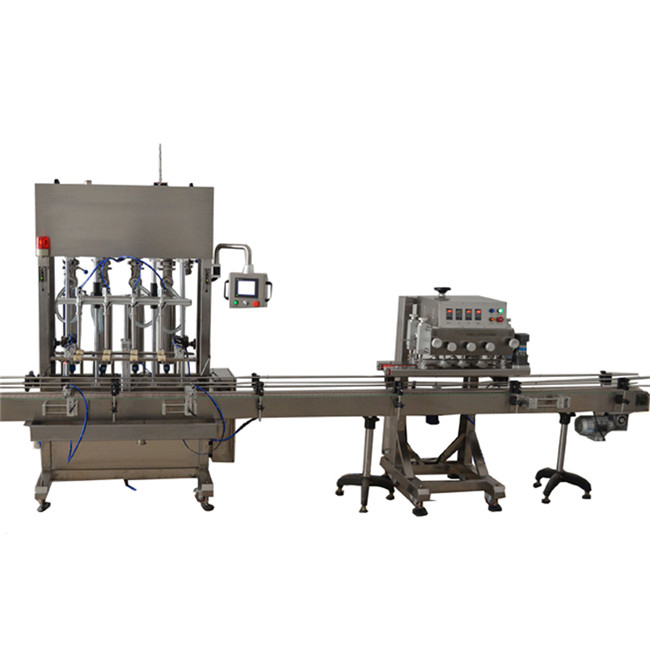 Peralatan pembotolan cair otomatis 50ml mesin pengisian alkohol medis